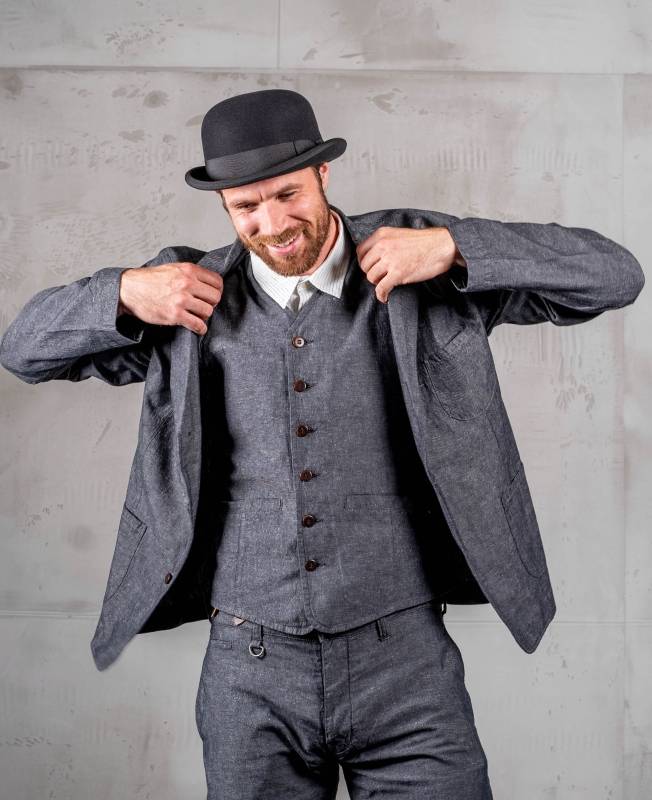 Pike Brothers 1921 Bowler Hat Grey