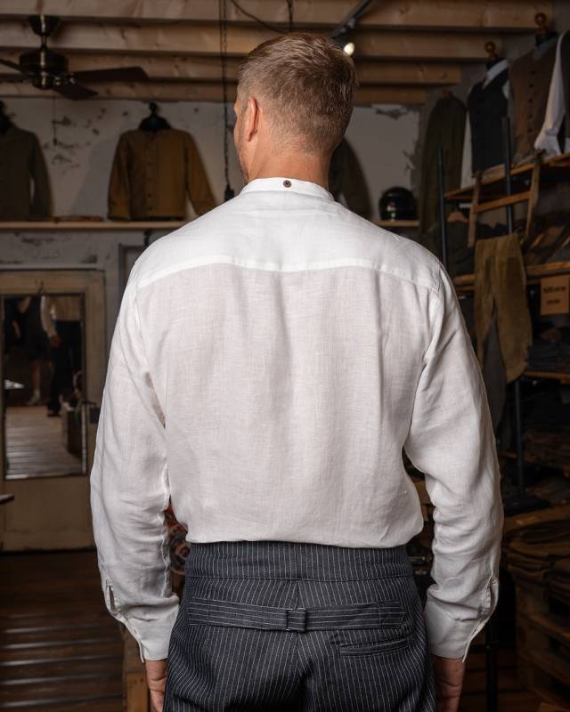 Pike Brothers 1923 Buccanoy Shirt Linen Ecru