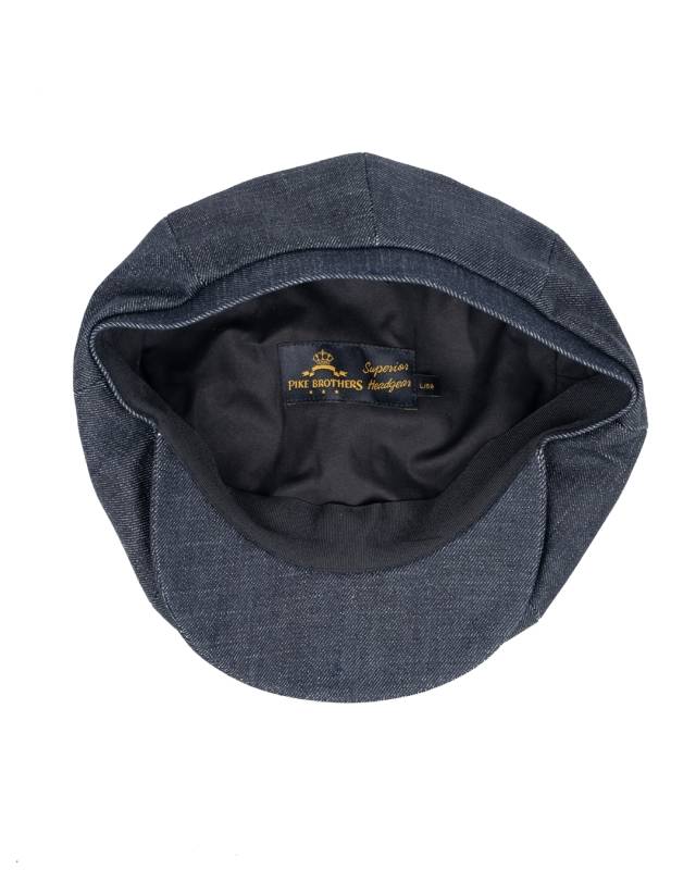 Pike Brothers 1928 Newsboy Cap 15oz Indigo