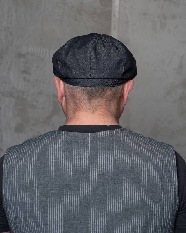 Pike Brothers 1928 Newsboy Cap 15oz Indigo