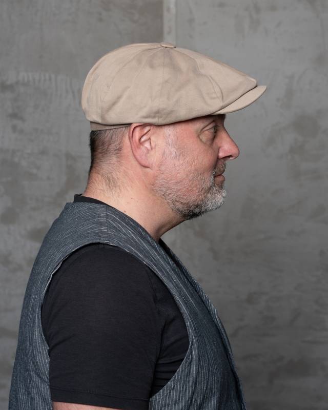 Pike Brothers 1928 Newsboy Cap Cav. Twill Khaki