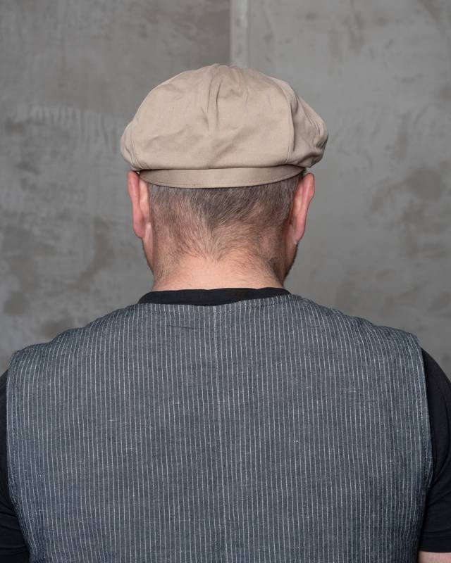 Pike Brothers 1928 Newsboy Cap Cav. Twill Khaki