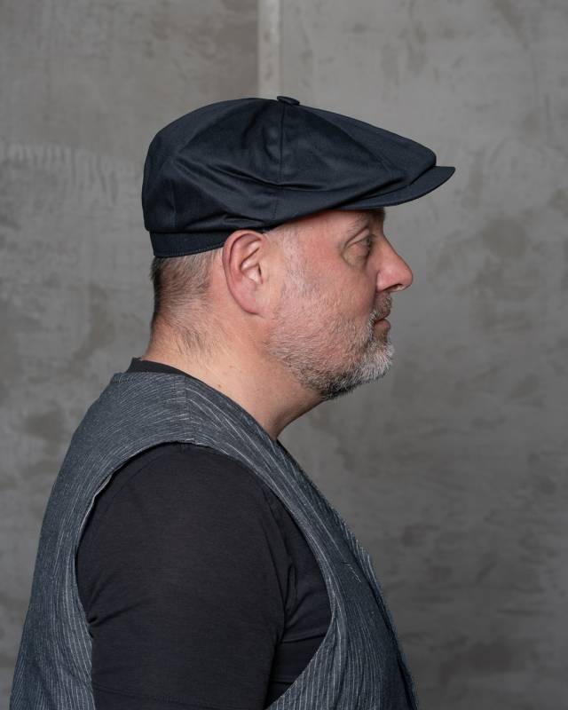 Pike Brothers 1928 Newsboy Cap Cav Twill Navy