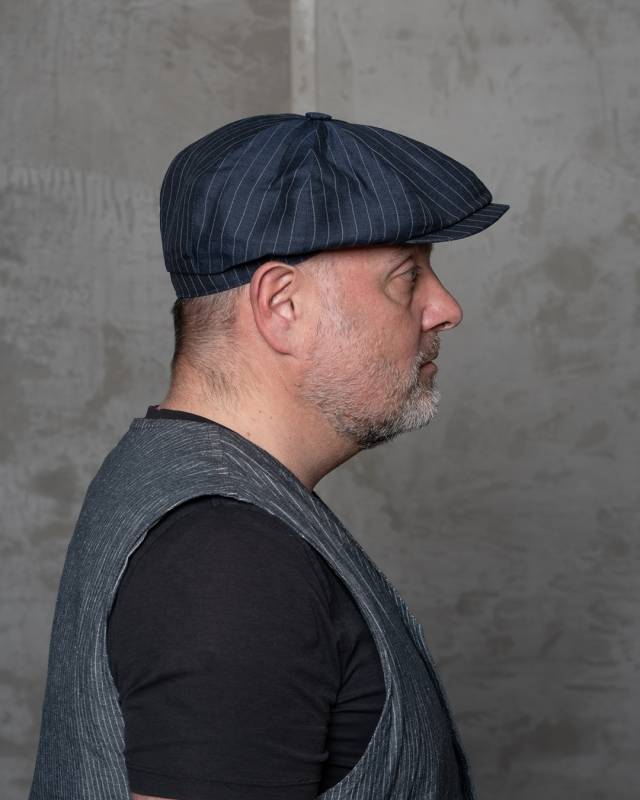 Pike Brothers 1928 Newsboy Cap Chicago Blue