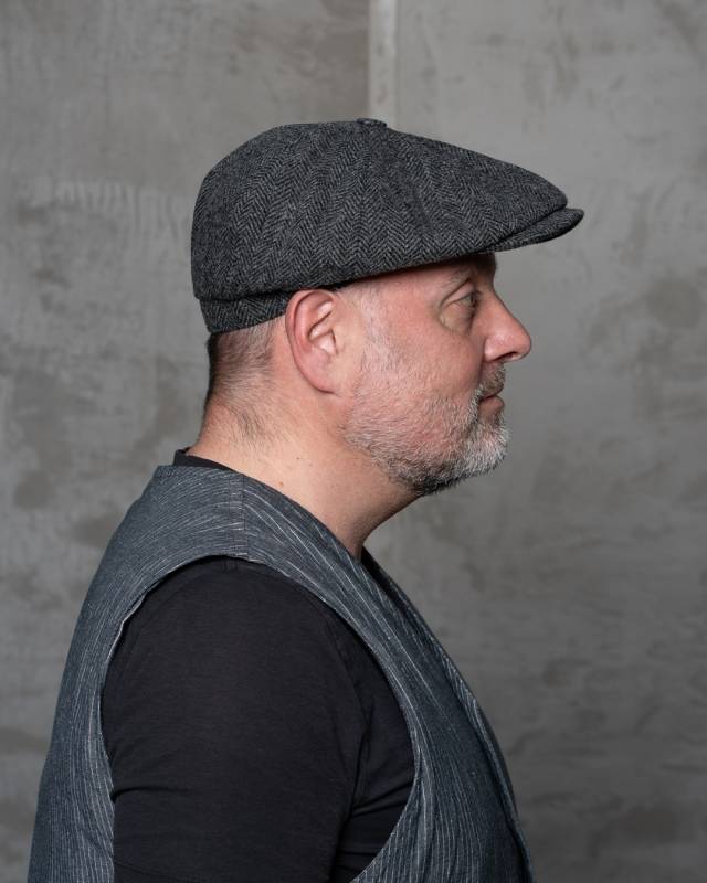 Pike Brothers 1928 Newsboy Cap Dundee Grey