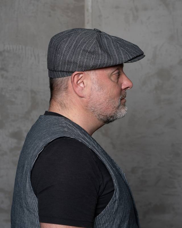 Pike Brothers 1928 Newsboy Cap Hacksaw Grey