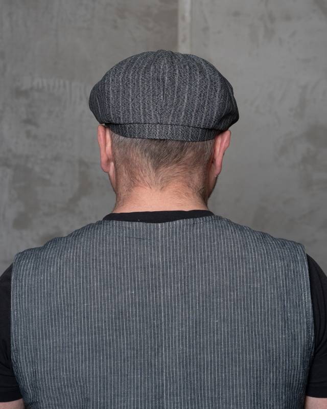 Pike Brothers 1928 Newsboy Cap Hacksaw Grey