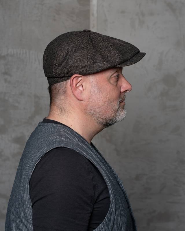 Pike Brothers 1928 Newsboy Cap Hampton Brown