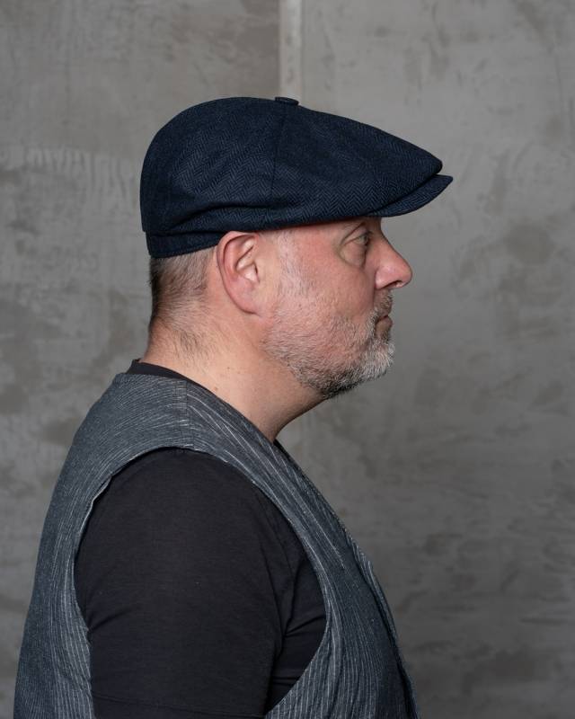 Pike Brothers 1928 Newsboy Cap Herbing Blue