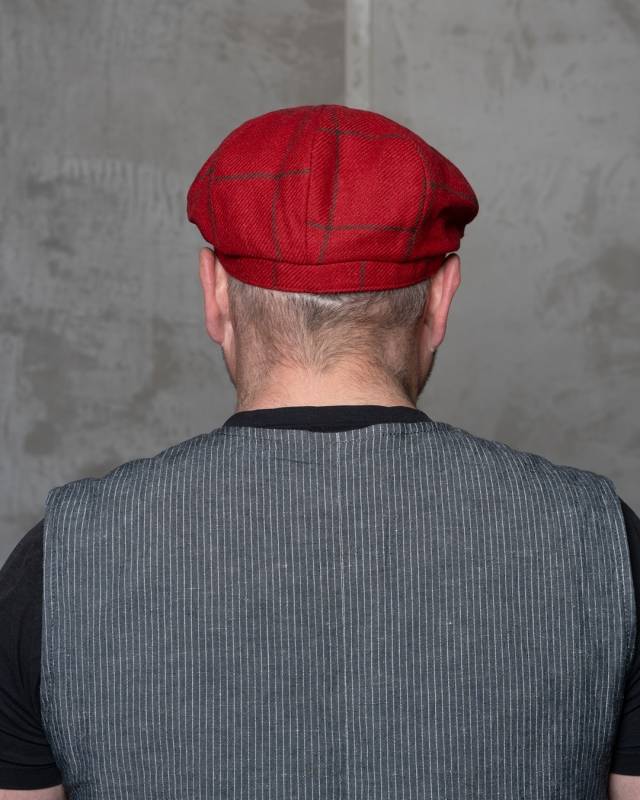 Pike Brothers 1928 Newsboy Cap Higgs Red