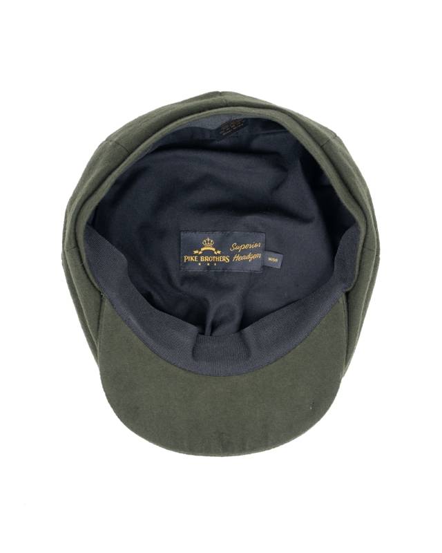 Pike Brothers 1928 Newsboy Cap Moleskin Moss