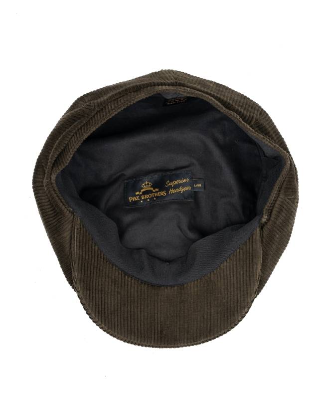 Pike Brothers 1928 Newsboy Cap Olive Cord