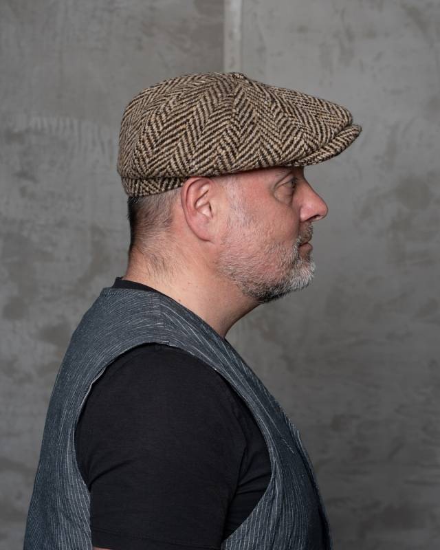 Pike Brothers 1928 Newsboy Cap Tonks White