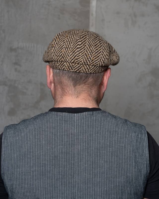 Pike Brothers 1928 Newsboy Cap Tonks White