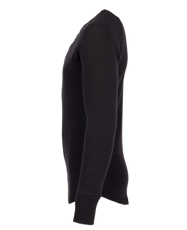 Pike Brothers 1936 Waffle Shirt Black