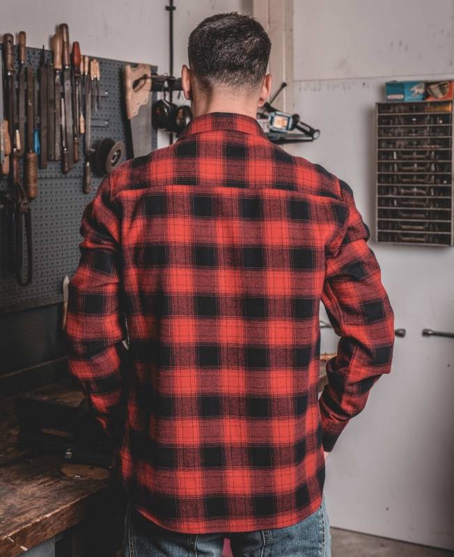 Pike Brothers 1937 Roamer Shirt red check flannel