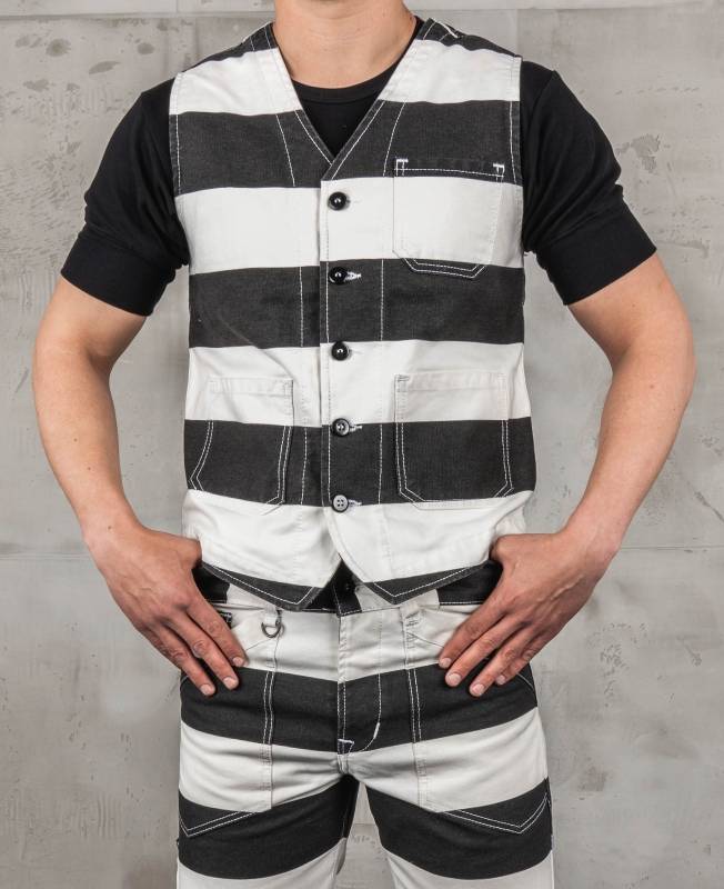 Pike Brothers 1937 Roamer Vest Alcatraz white