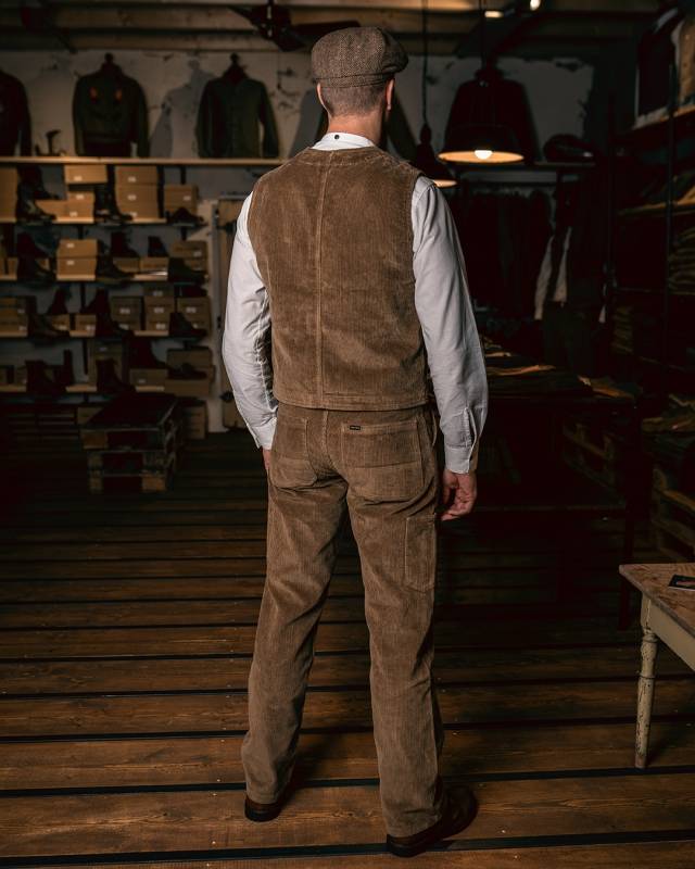 Pike Brothers 1937 Roamer Vest Light Brass Cord