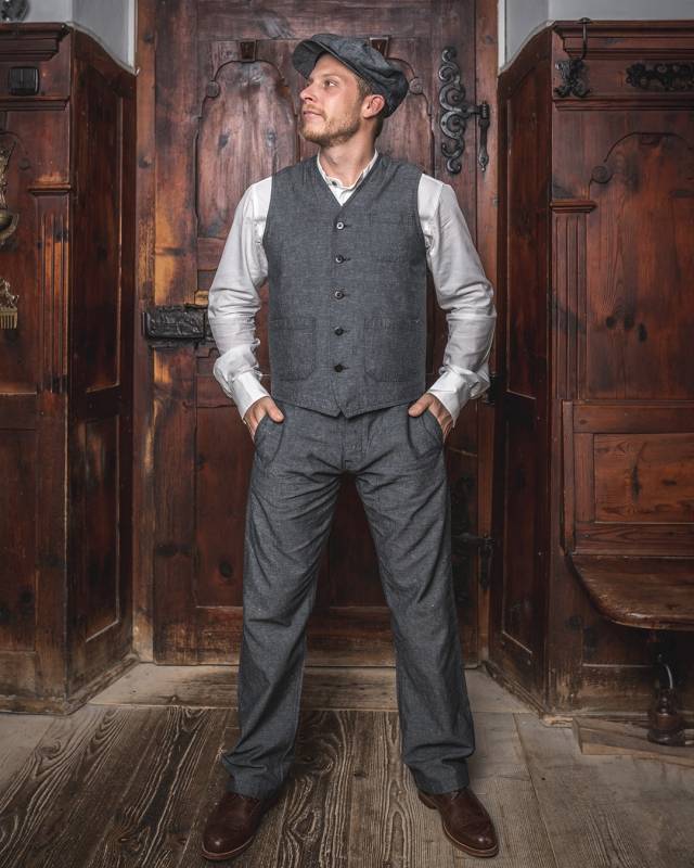 Pike Brothers 1937 Roamer Vest Smoke Grey