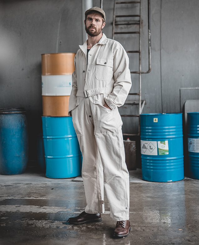 Pike Brothers 1938 Mechanic Coverall Off White