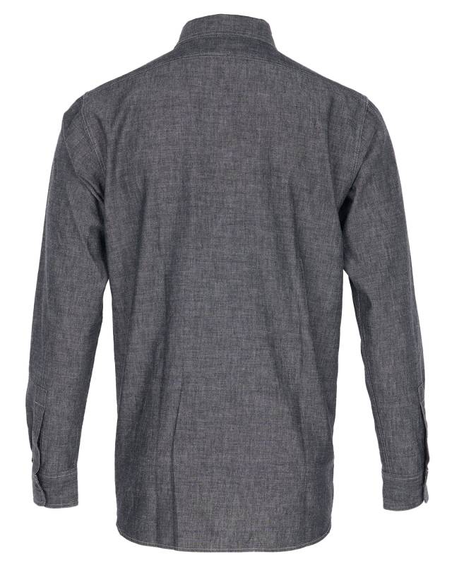 Pike Brothers 1940 USN Chambray Shirt Harbor Grey