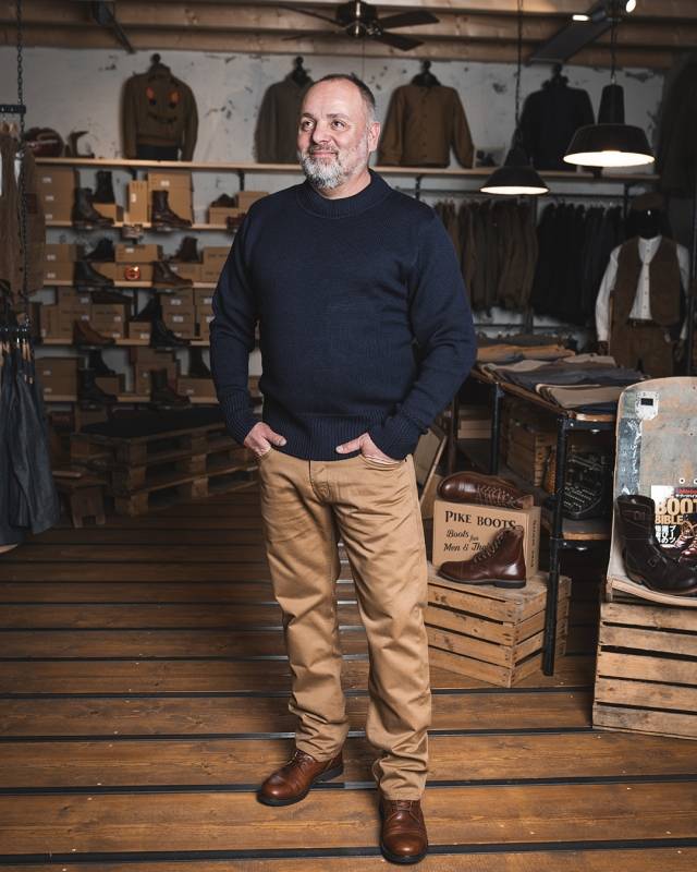 Pike Brothers 1941 USN Seaman Sweater Navy