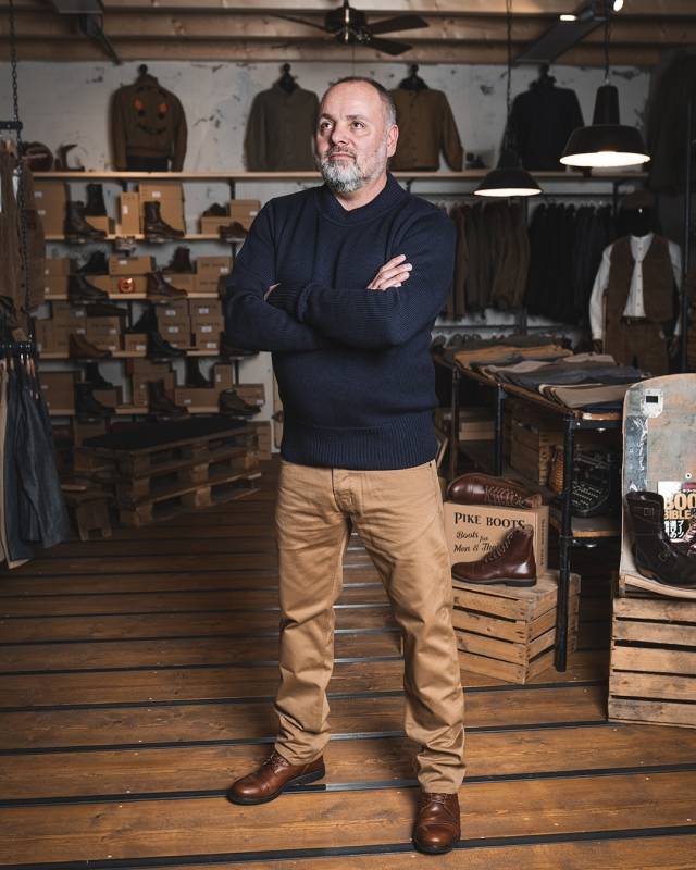 Pike Brothers 1941 USN Seaman Sweater Navy