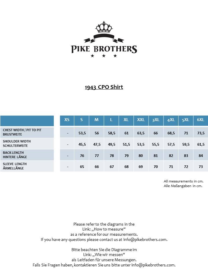 Pike Brothers 1943 CPO Shirt Buffalo Blue Flannel