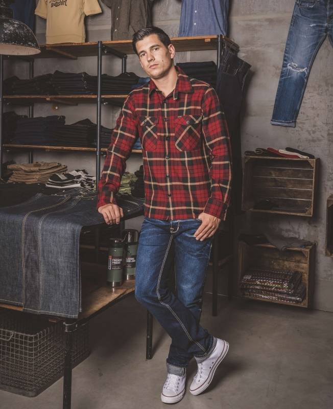 Pike Brothers 1943 CPO Shirt Halifax red