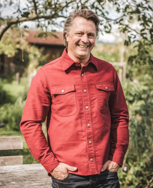 Pike Brothers 1943 CPO Shirt Moleskin Dark Red