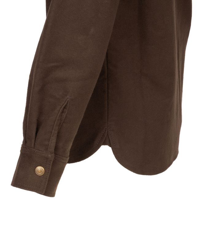 Pike Brothers 1943 CPO Shirt Moleskin Soil Brown