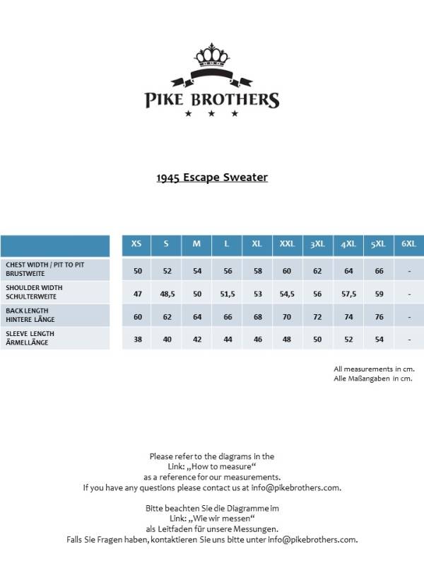 Pike Brothers 1945 Escape Sweater Prison Blue