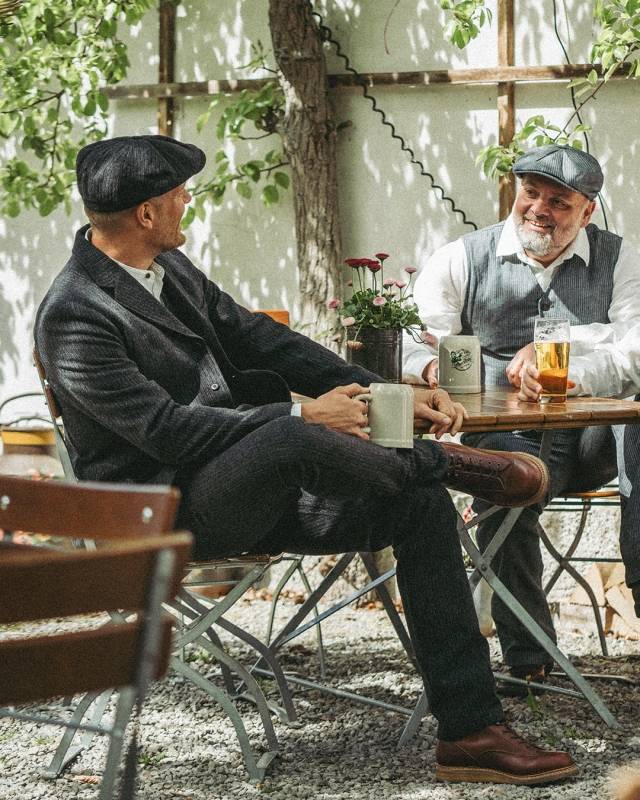 Pike Brothers 1947 Harvester Trousers Glasgow Grey