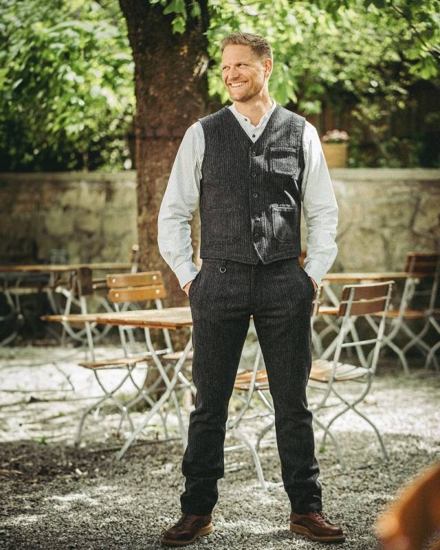 Pike Brothers 1947 Harvester Trousers Glasgow Grey