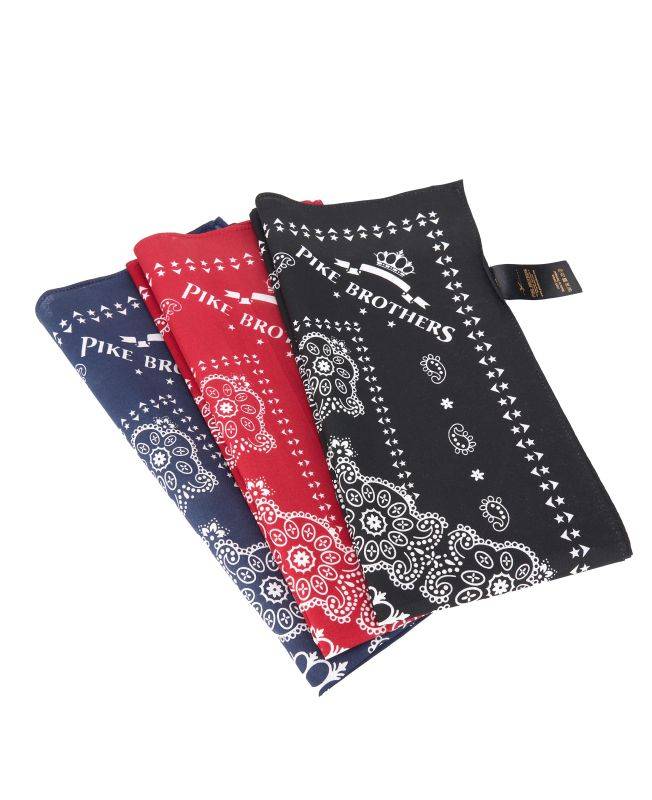 Pike Brothers 1947 Logo Bandana black
