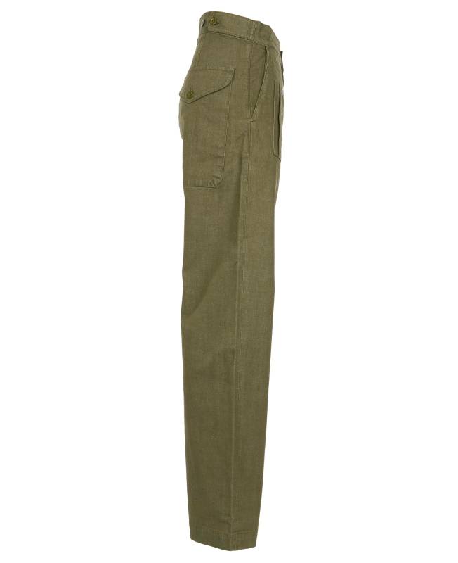 Pike Brothers 1952 Pattern Trousers Olive Selvage