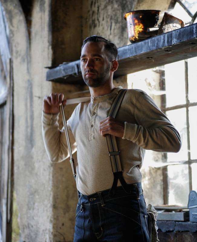 Pike Brothers 1954 Utility Shirt Long Sleeve Ecru