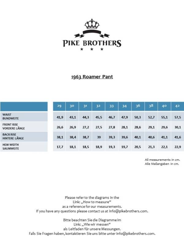 Pike Brothers 1963 Roamer Pant Leesville Sand