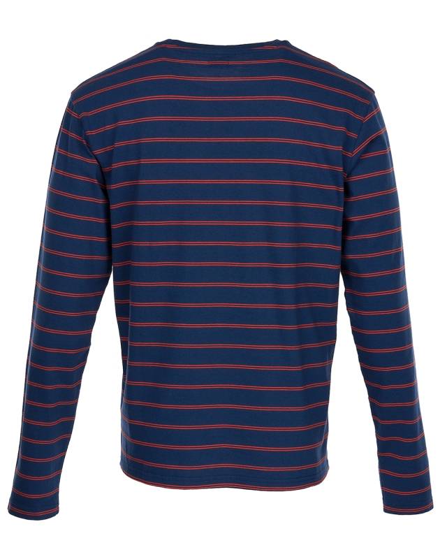 Pike Brothers 1964 Long Sleeve Torrence Blue