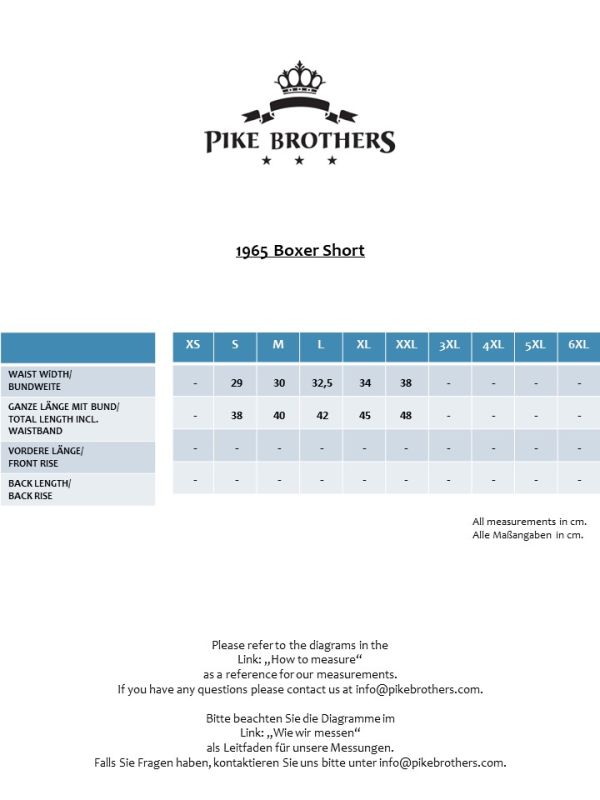 Pike Brothers 1965 Boxer Short Set grey