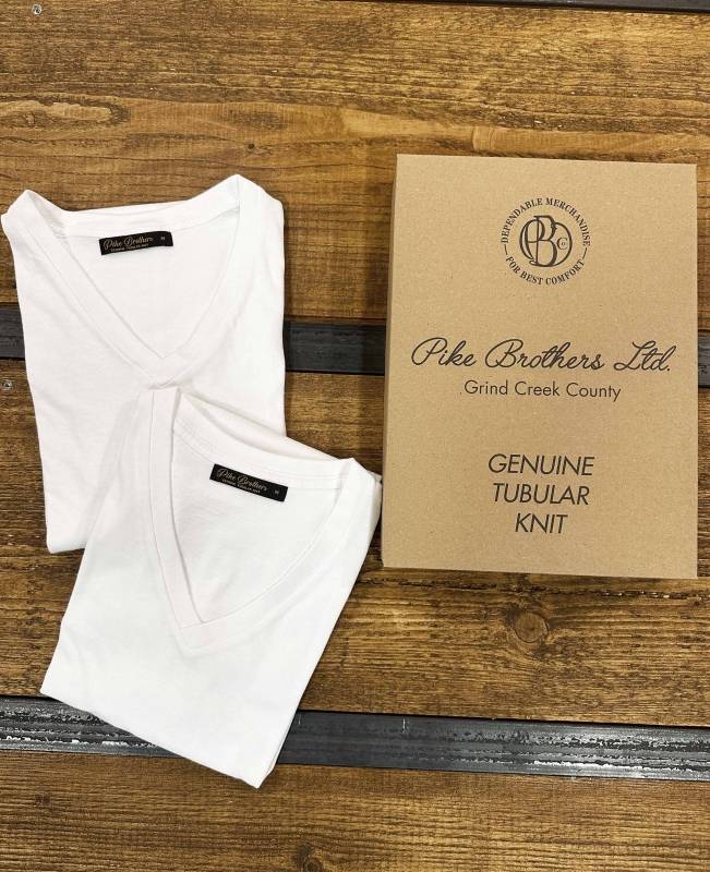 Pike Brothers 1965 V-Neck Set White
