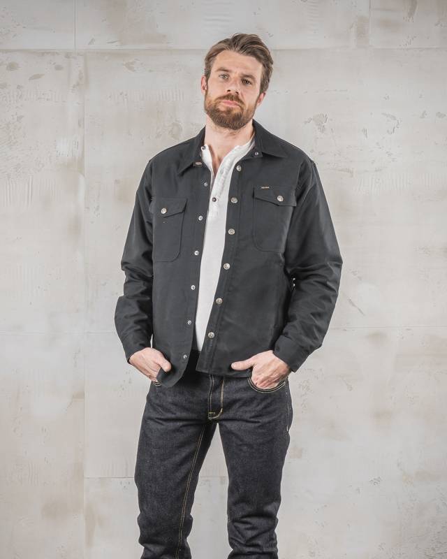 Pike Brothers 1967 CPO Shirt Waxed Navy