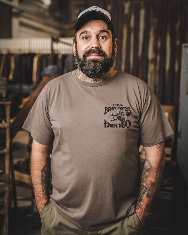 Pike Brothers 1969 Sports Tee Enduro grey