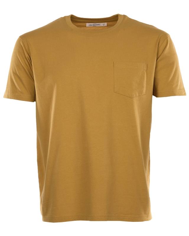Pike Brothers 1971 Pocket Tee Baja Yellow