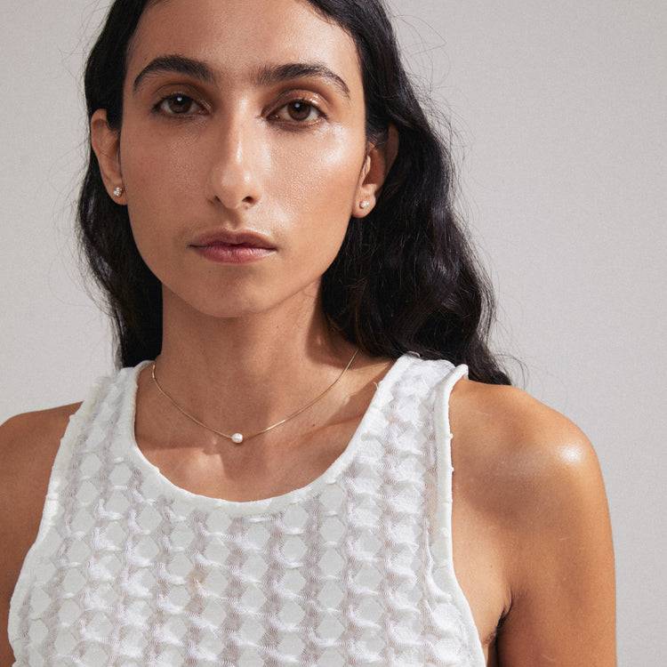 Pilgrim ALAYAH Geschenkset, Halskette & Ohrstecker, Vergoldet