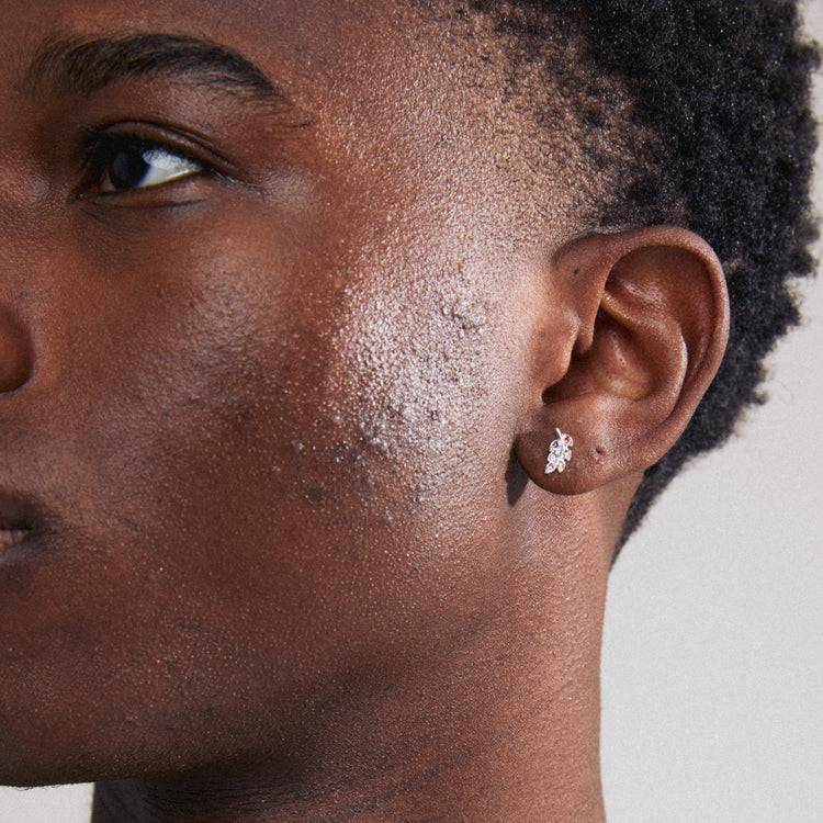 Pilgrim ARES Recycelter, Einzelner Ohrring Versilbert