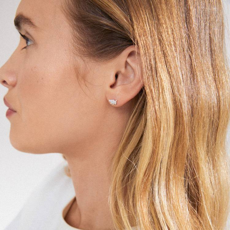 Pilgrim ARES Recycelter, Einzelner Ohrring Versilbert