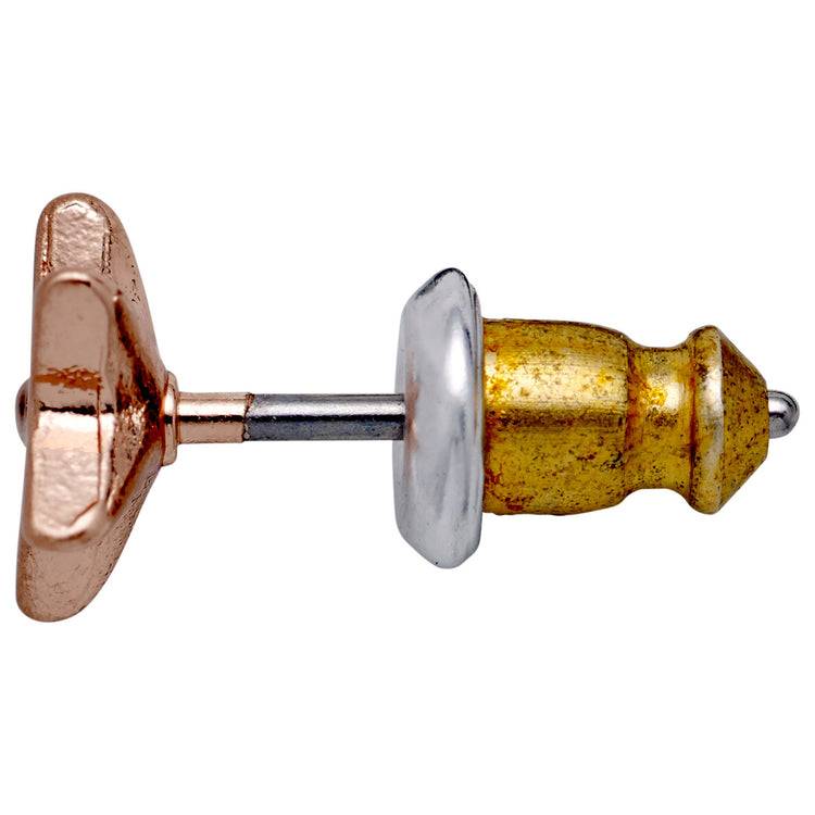 Pilgrim AVA Recycelte Sternohrringe, Mit Roségold Plattiert