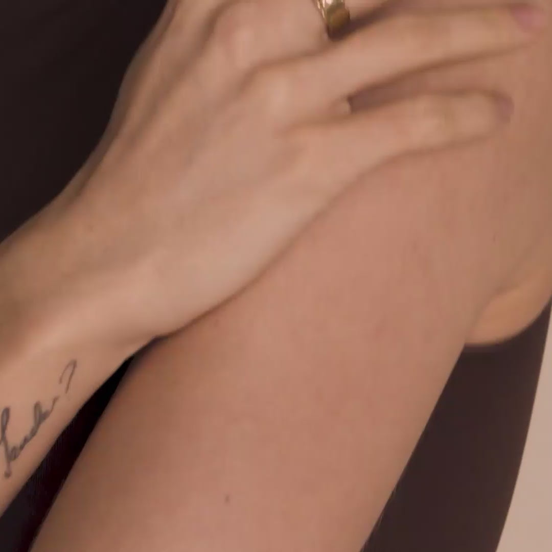 Pilgrim BATHILDA Recycelter Rustikaler Ring, Vergoldet