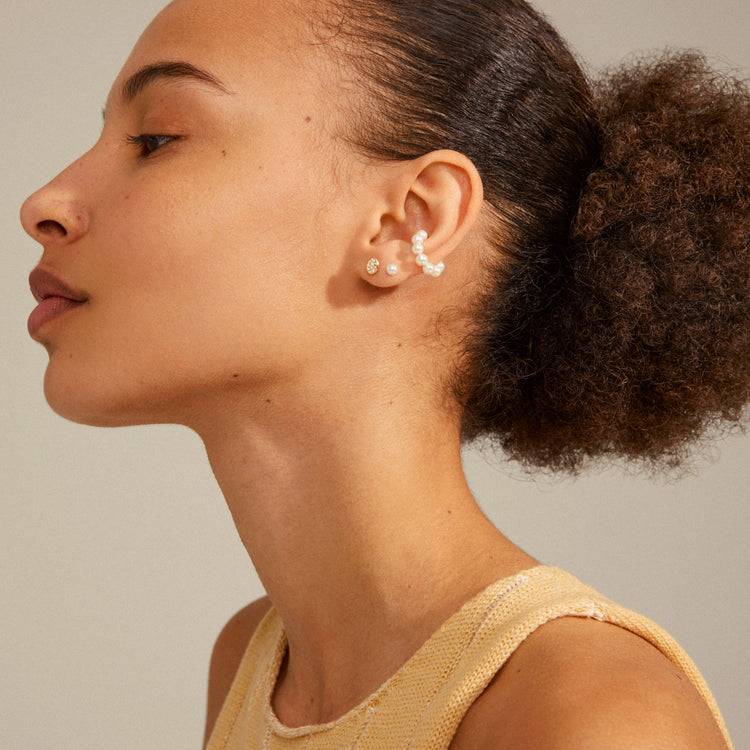 Pilgrim BEAT Ohrringe Und Cuff, 3-in-1-Set, Vergoldet